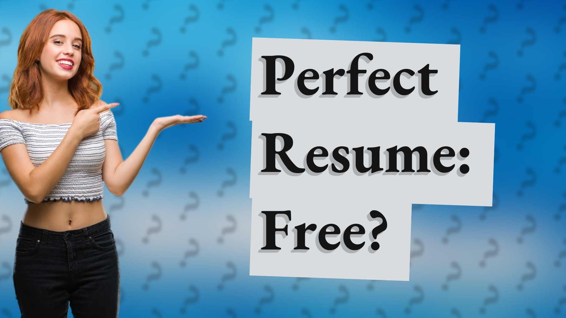 Perfect Resume: Free?