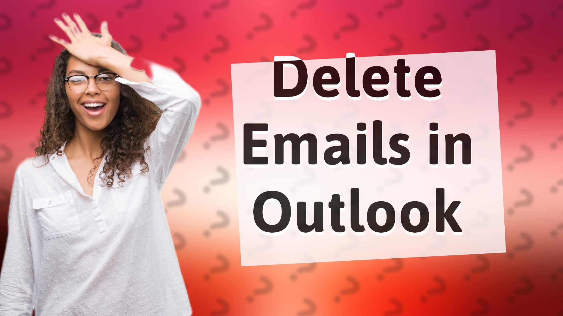 Delete Emails in Outlook