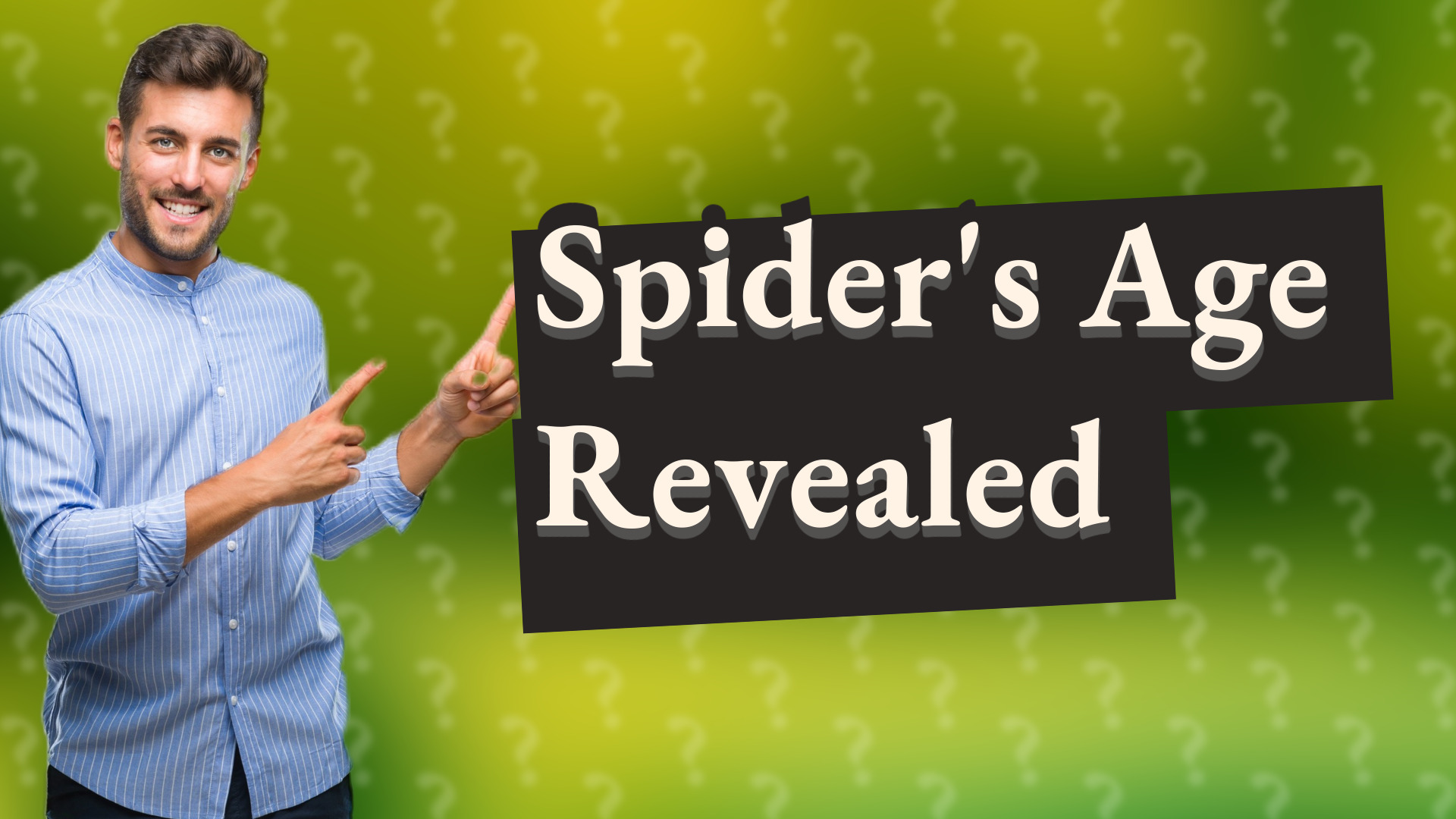 Spider's Age Revealed