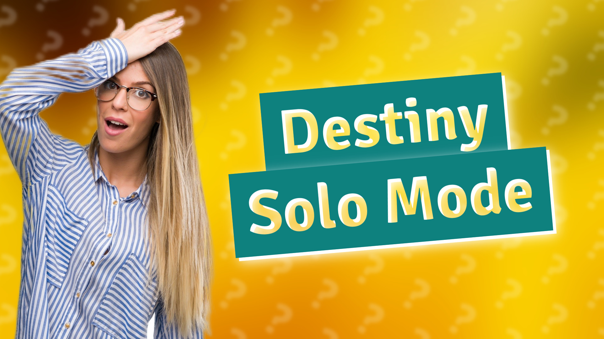 Destiny Solo Mode