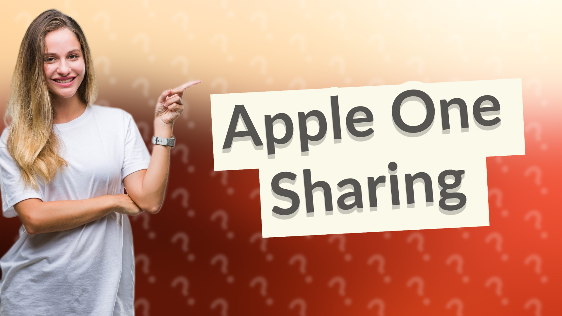 Apple One Sharing
