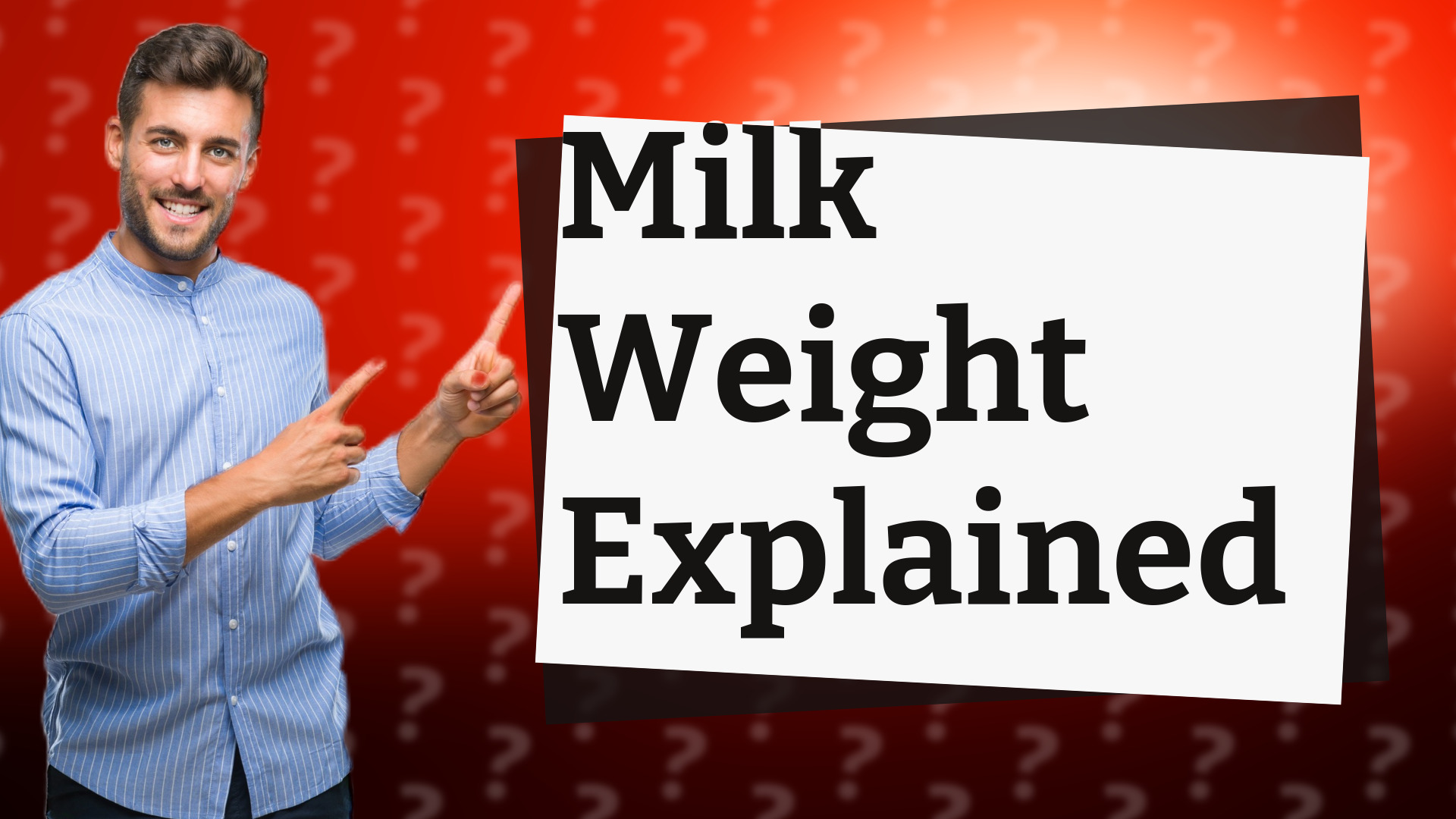 Milk Weight Explained