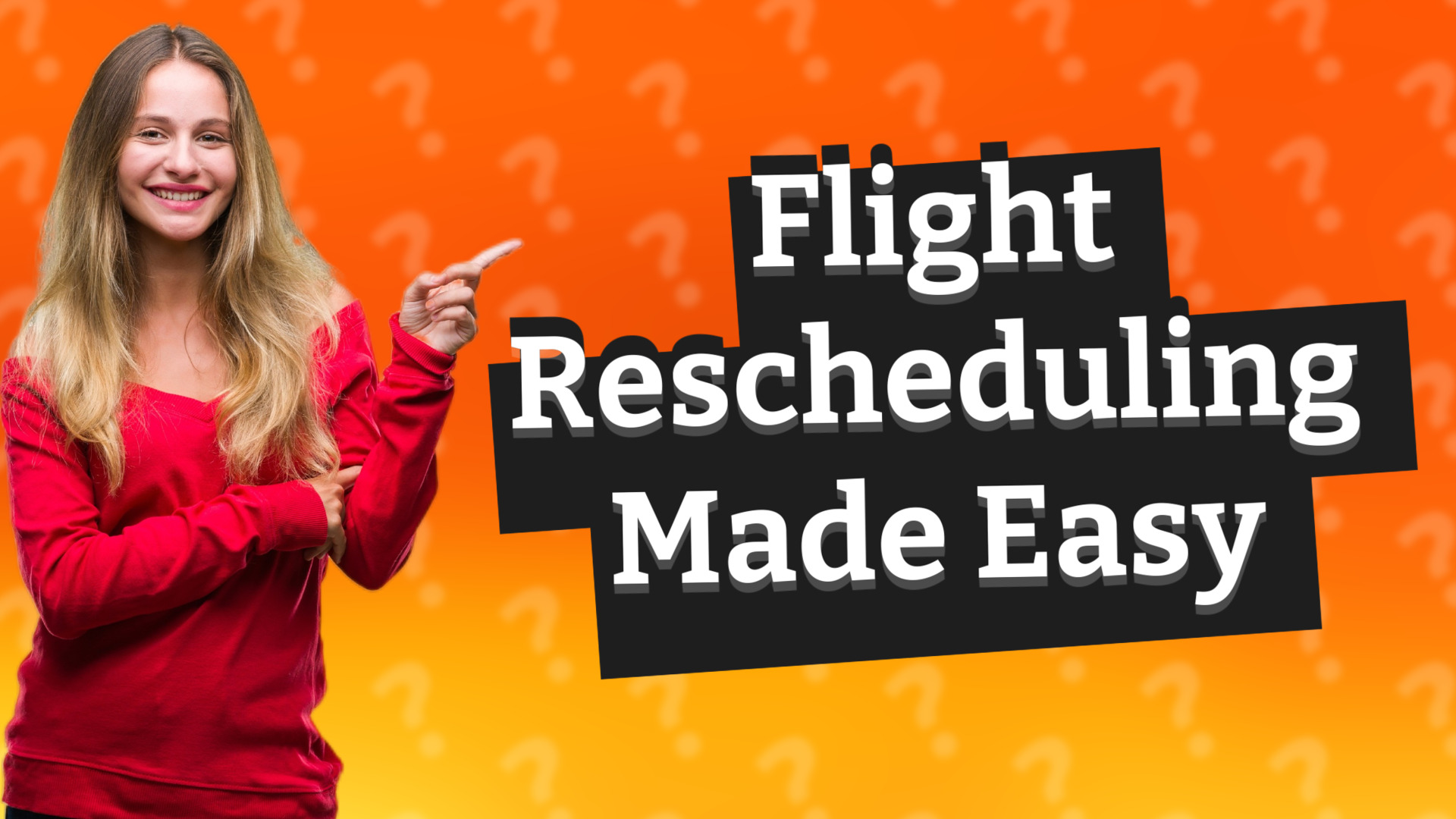 Flight Rescheduling Made Easy