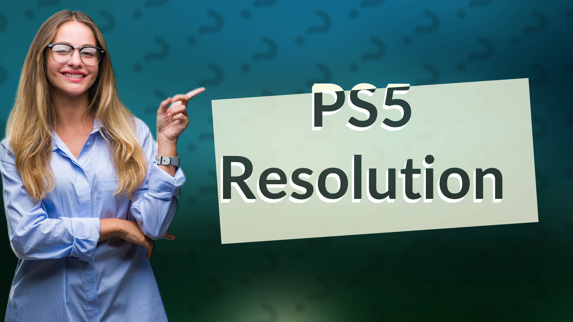 PS5 Resolution