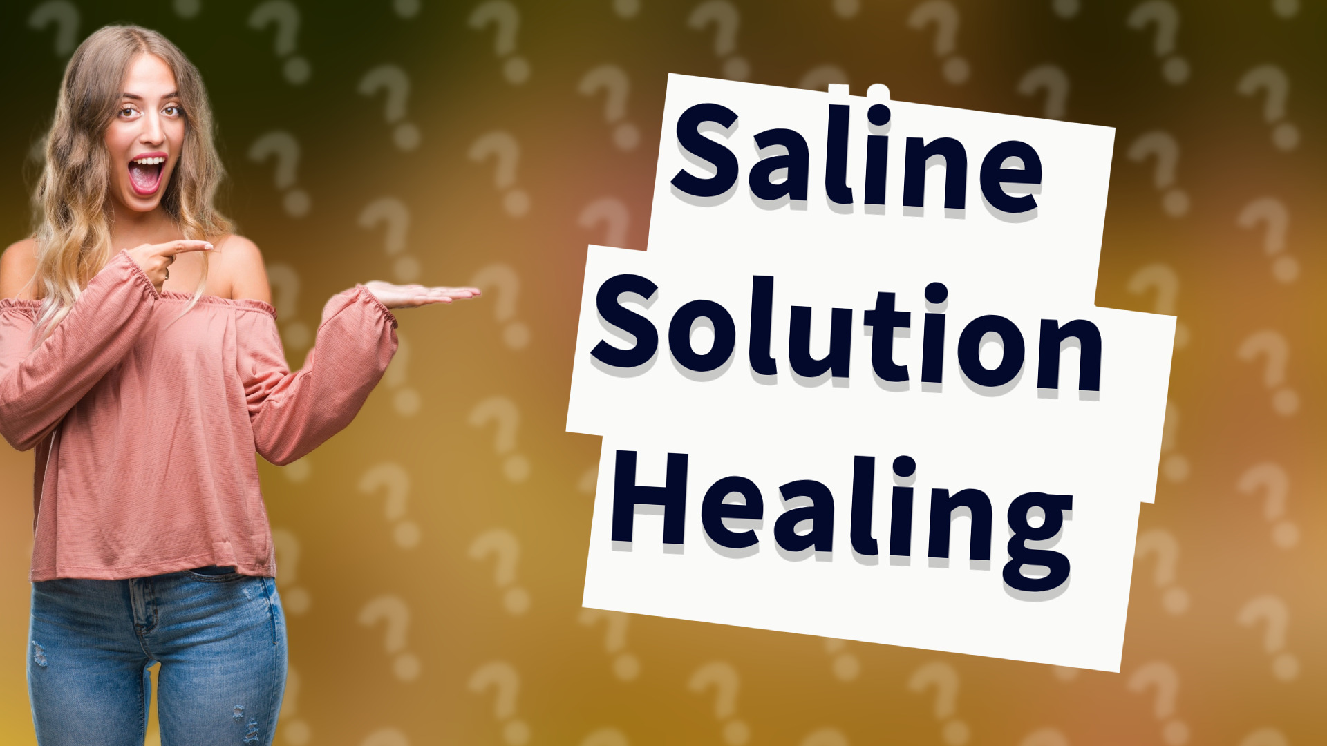 Saline Solution Healing