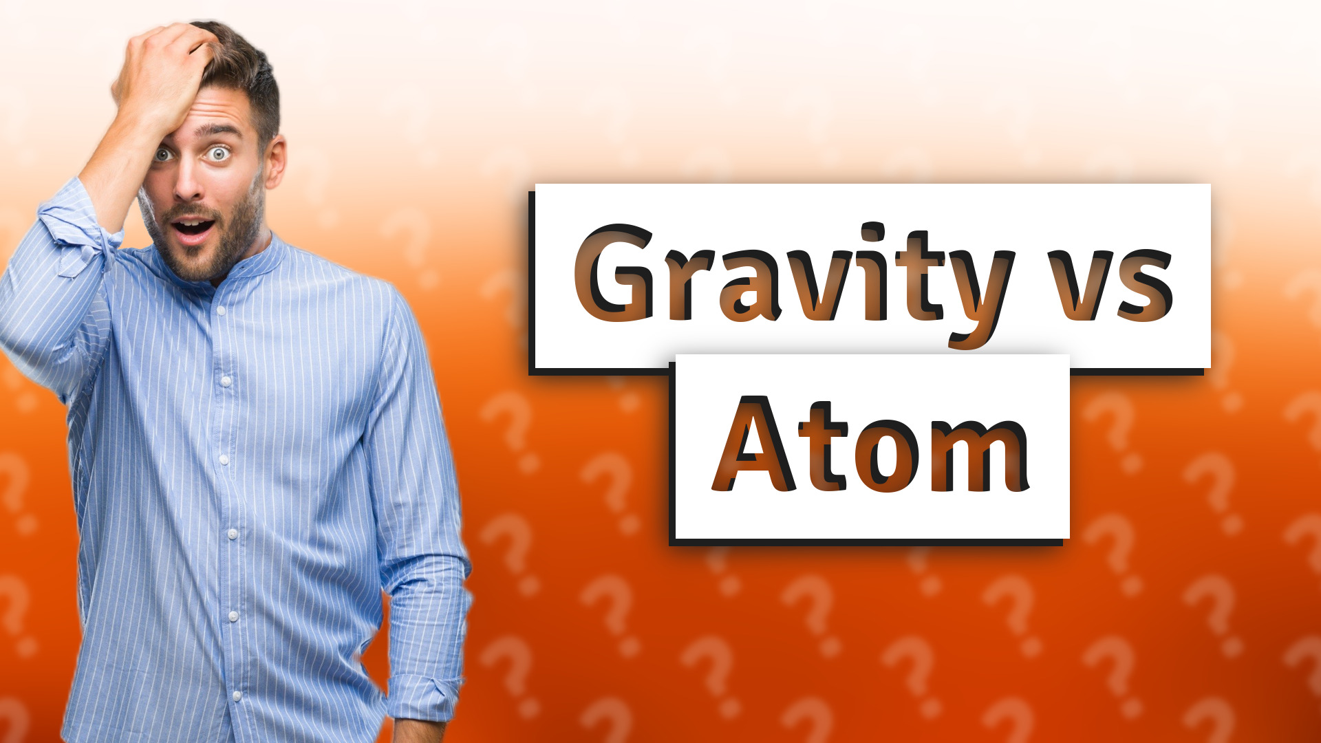 Gravity vs Atom
