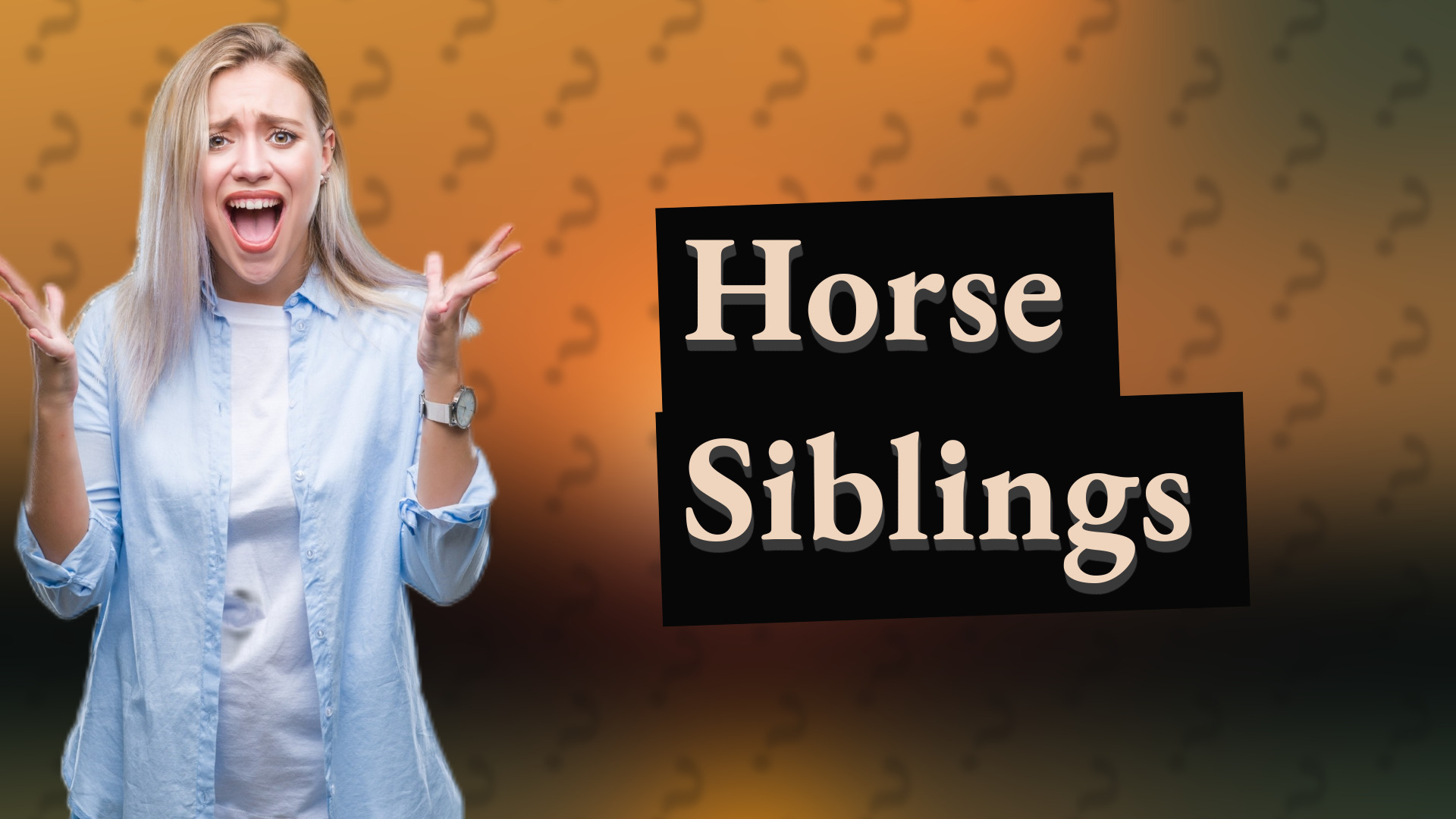 Horse Siblings