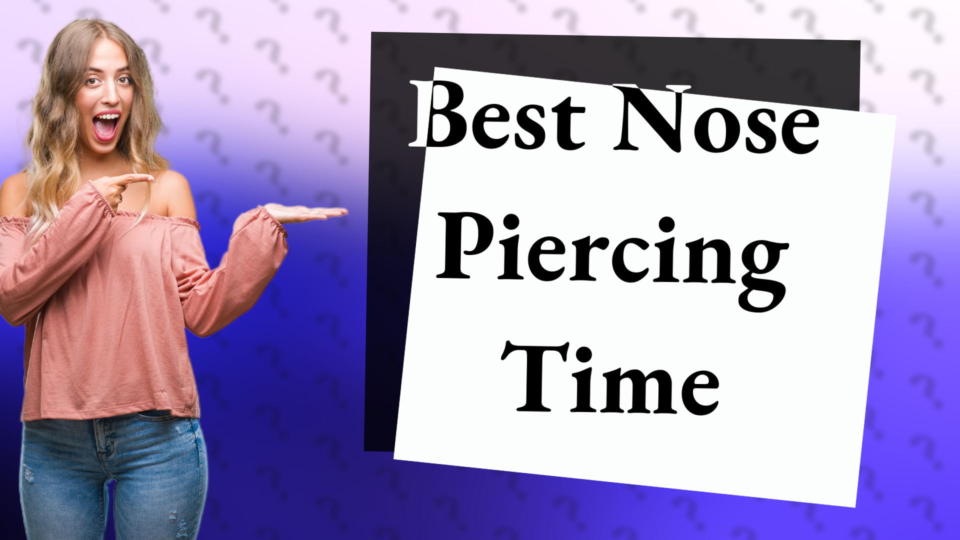Best Nose Piercing Time