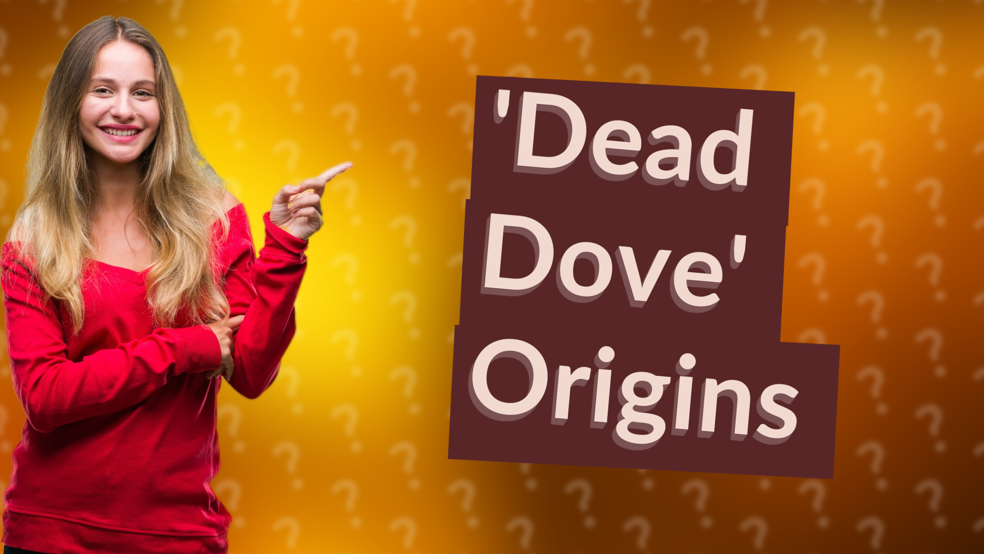 'Dead Dove' Origins