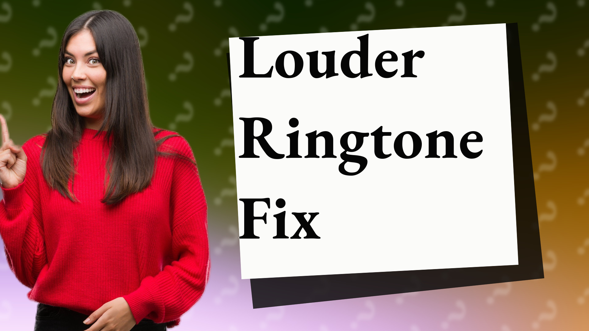 Louder Ringtone Fix