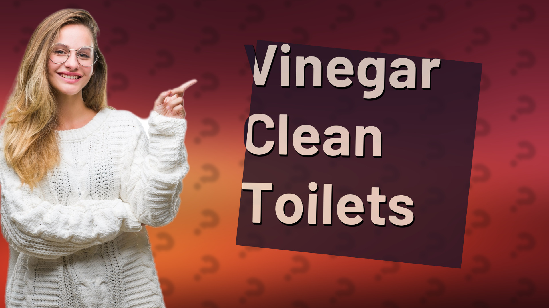 Vinegar Clean Toilets