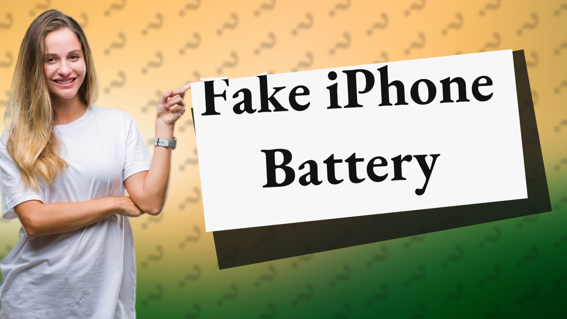 Fake iPhone Battery