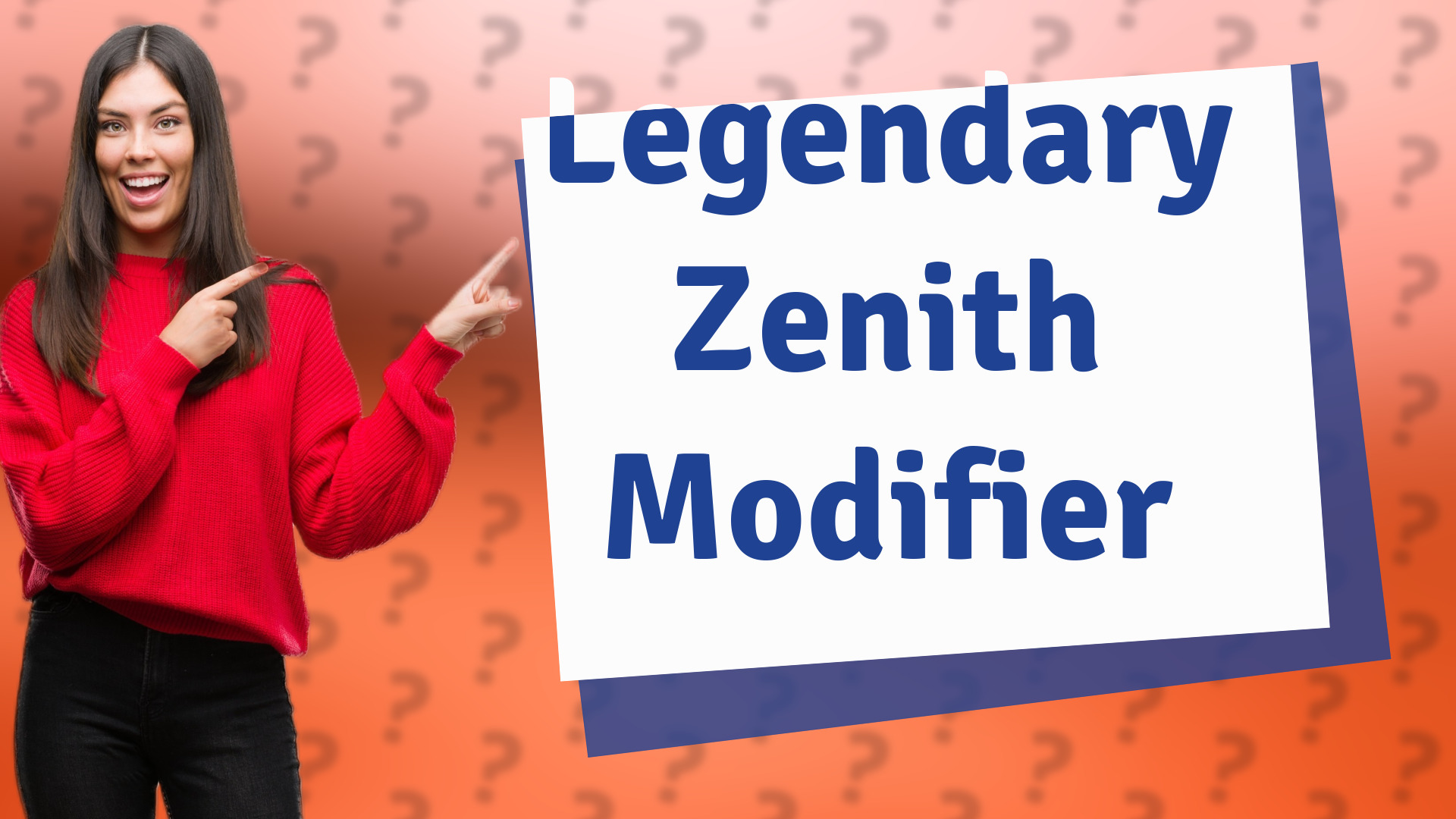 Legendary Zenith Modifier