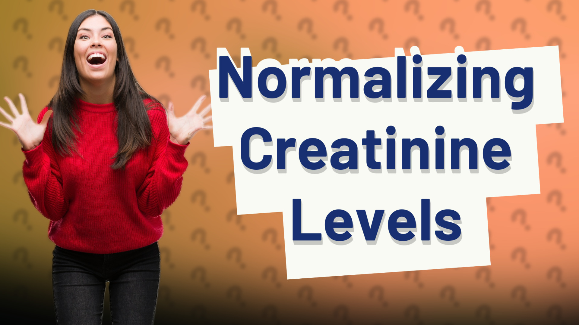 Normalizing Creatinine Levels
