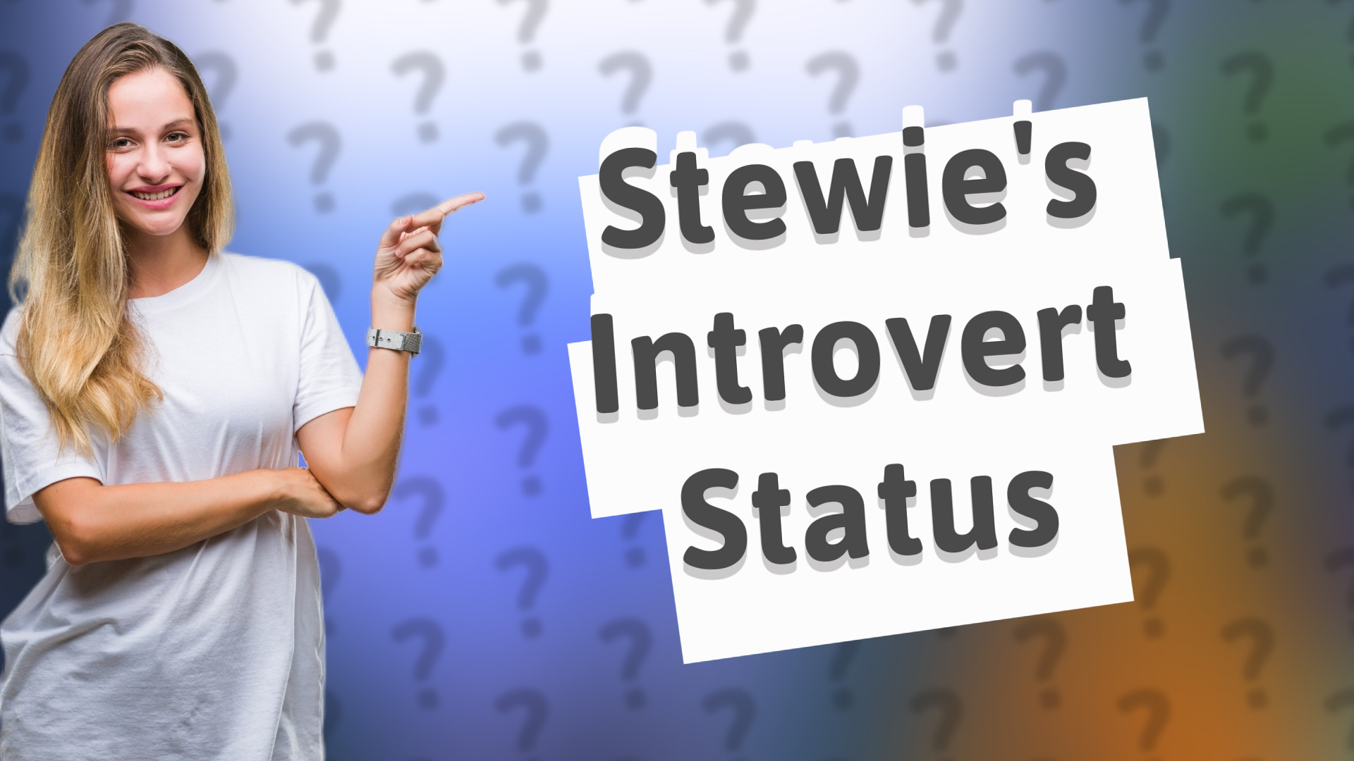 Stewie's Introvert Status