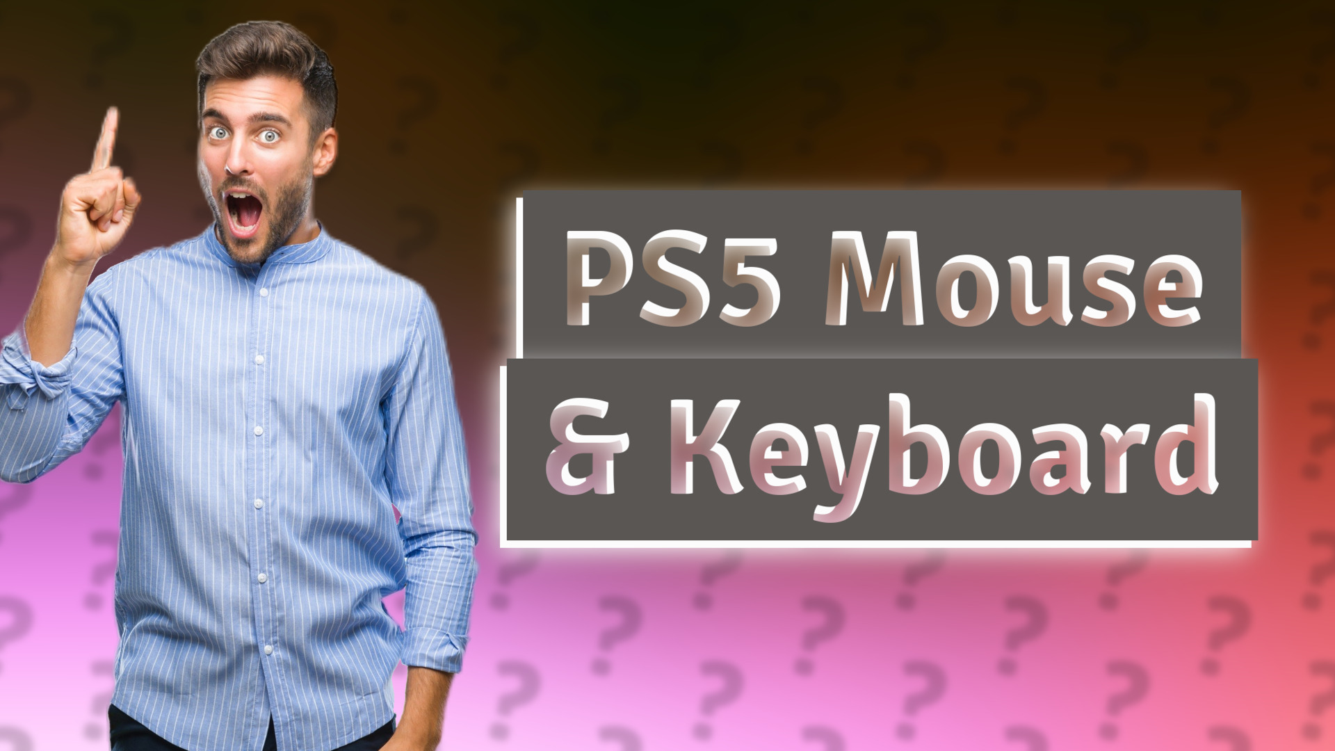 PS5 Mouse & Keyboard