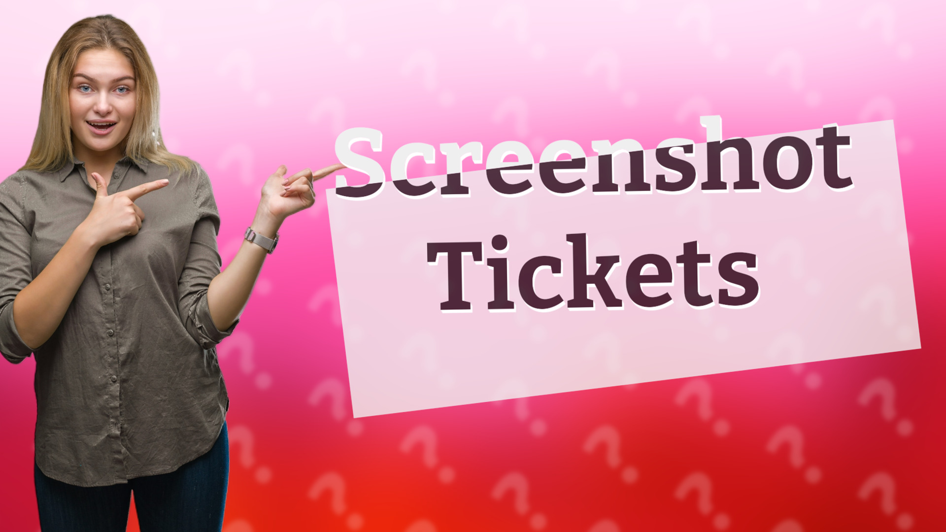 Screenshot Tickets