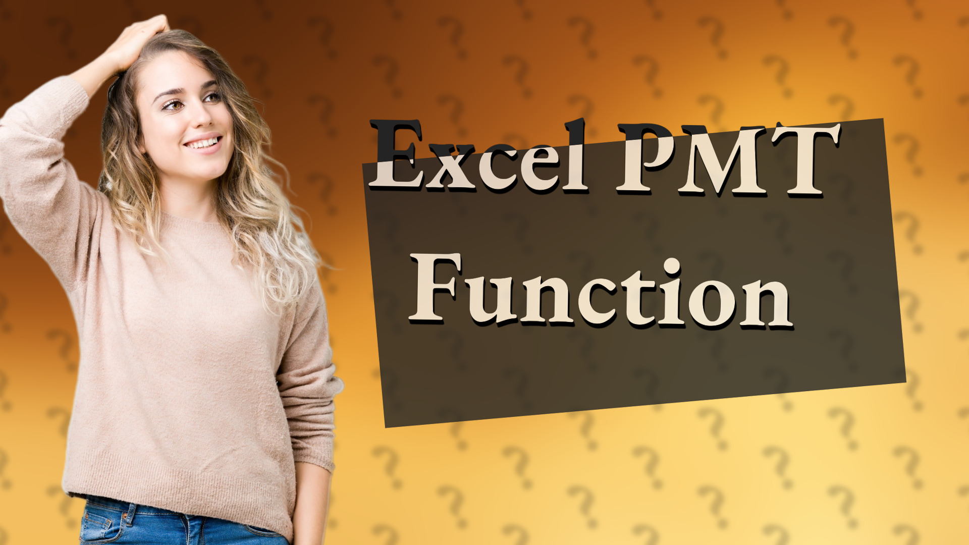 Excel PMT Function