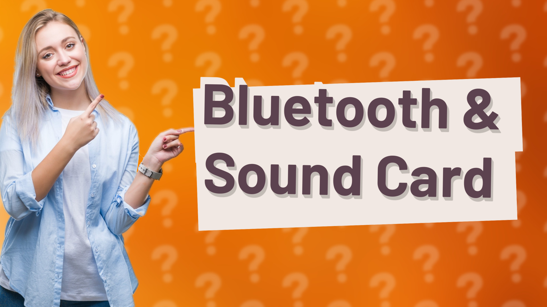 Bluetooth & Sound Card