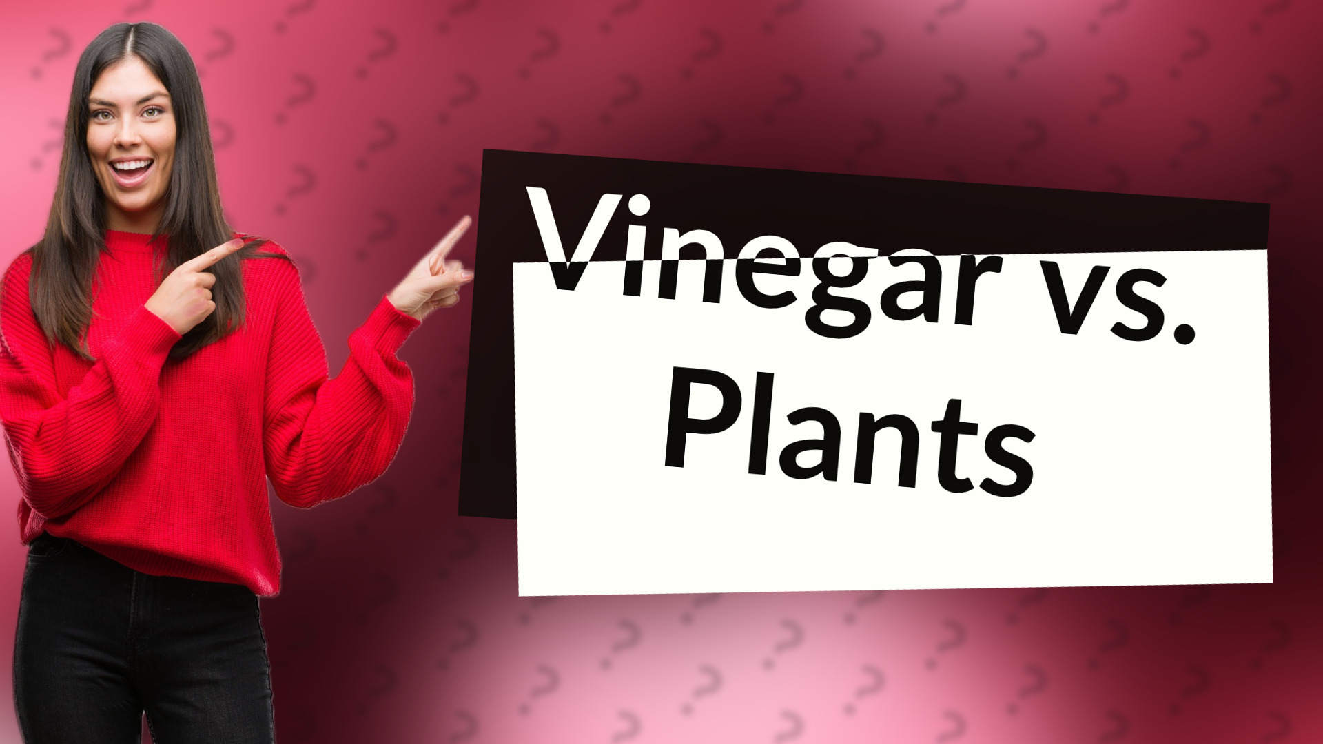 Vinegar vs. Plants