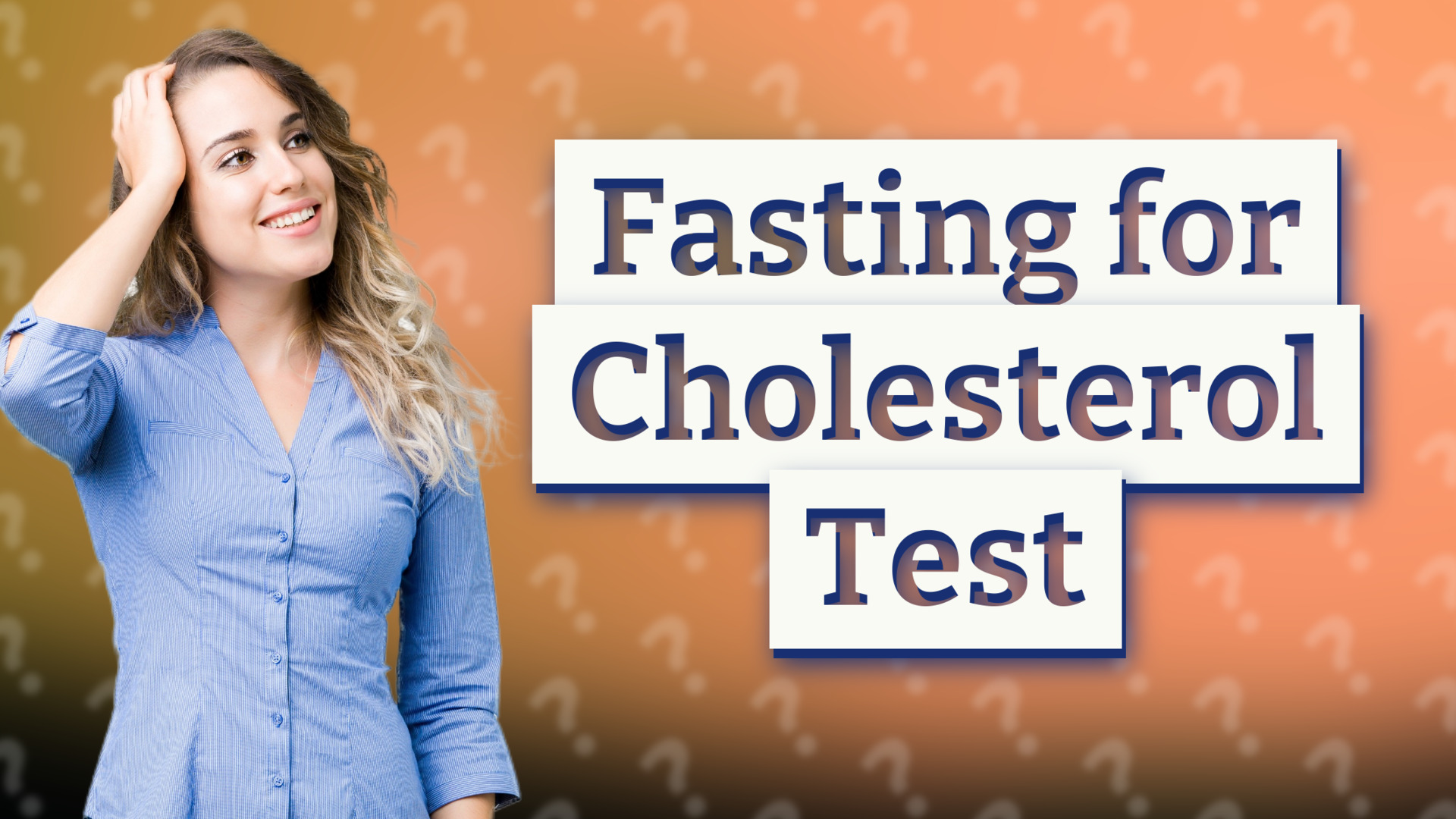 Fasting for Cholesterol Test