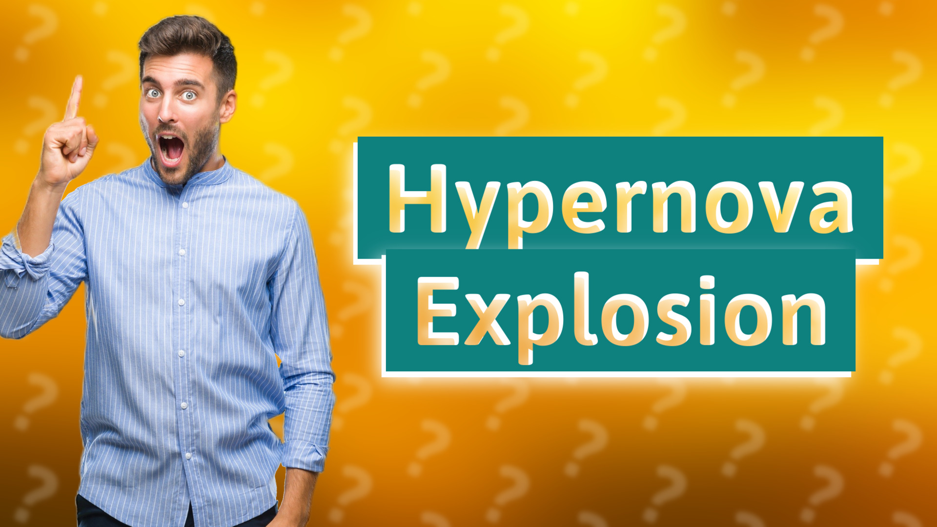 Hypernova Explosion