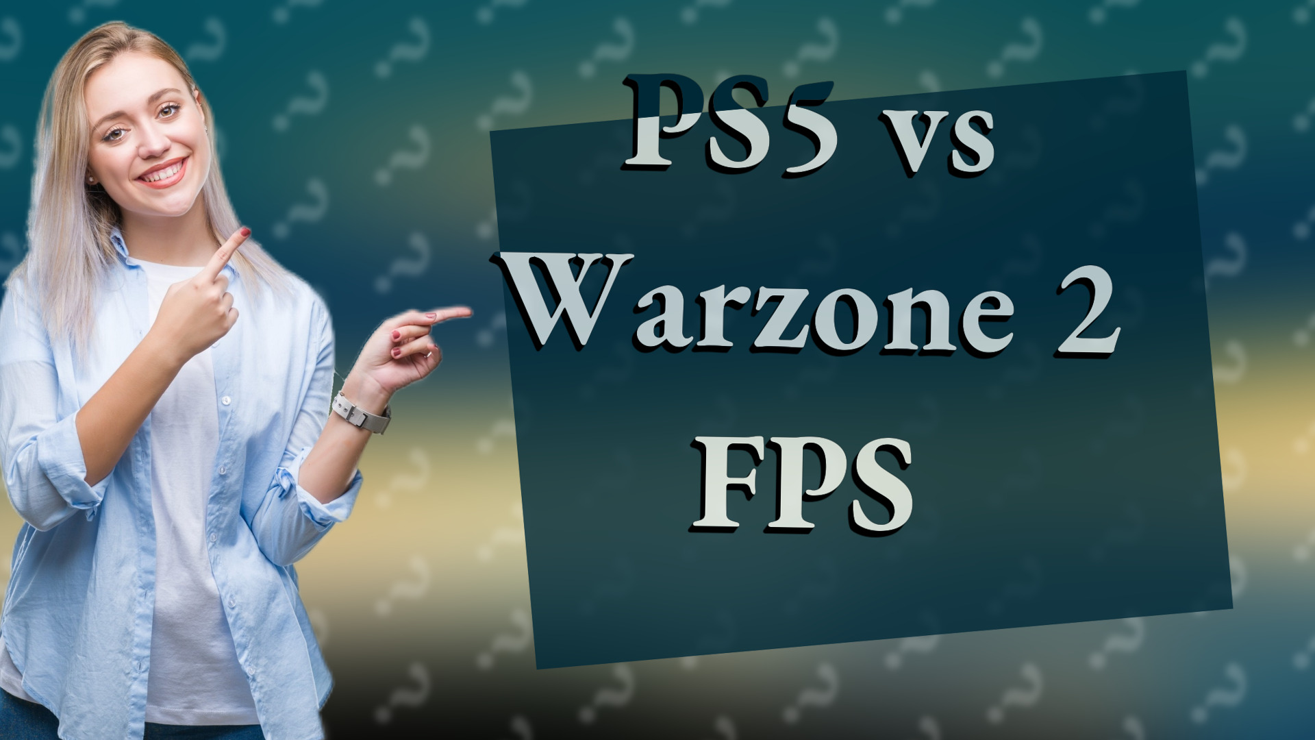 PS5 vs Warzone 2 FPS