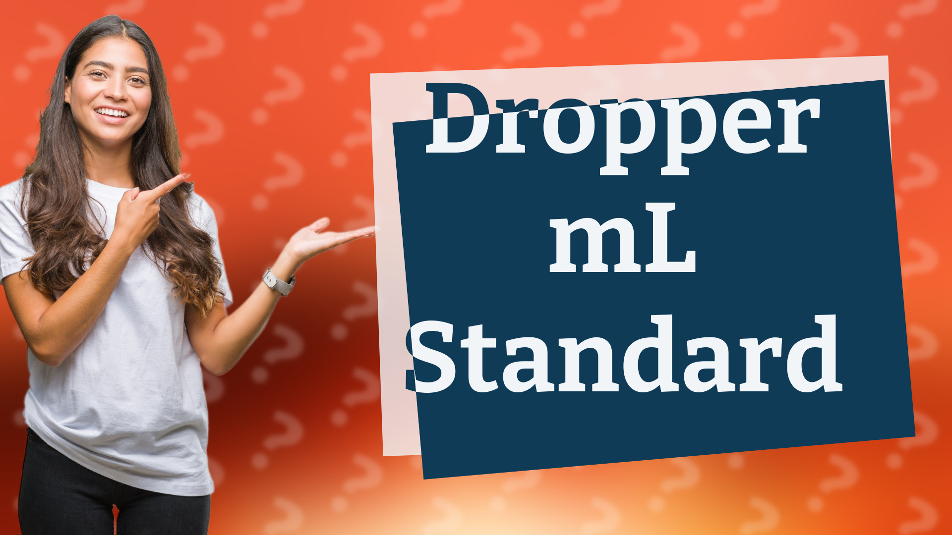 Dropper mL Standard