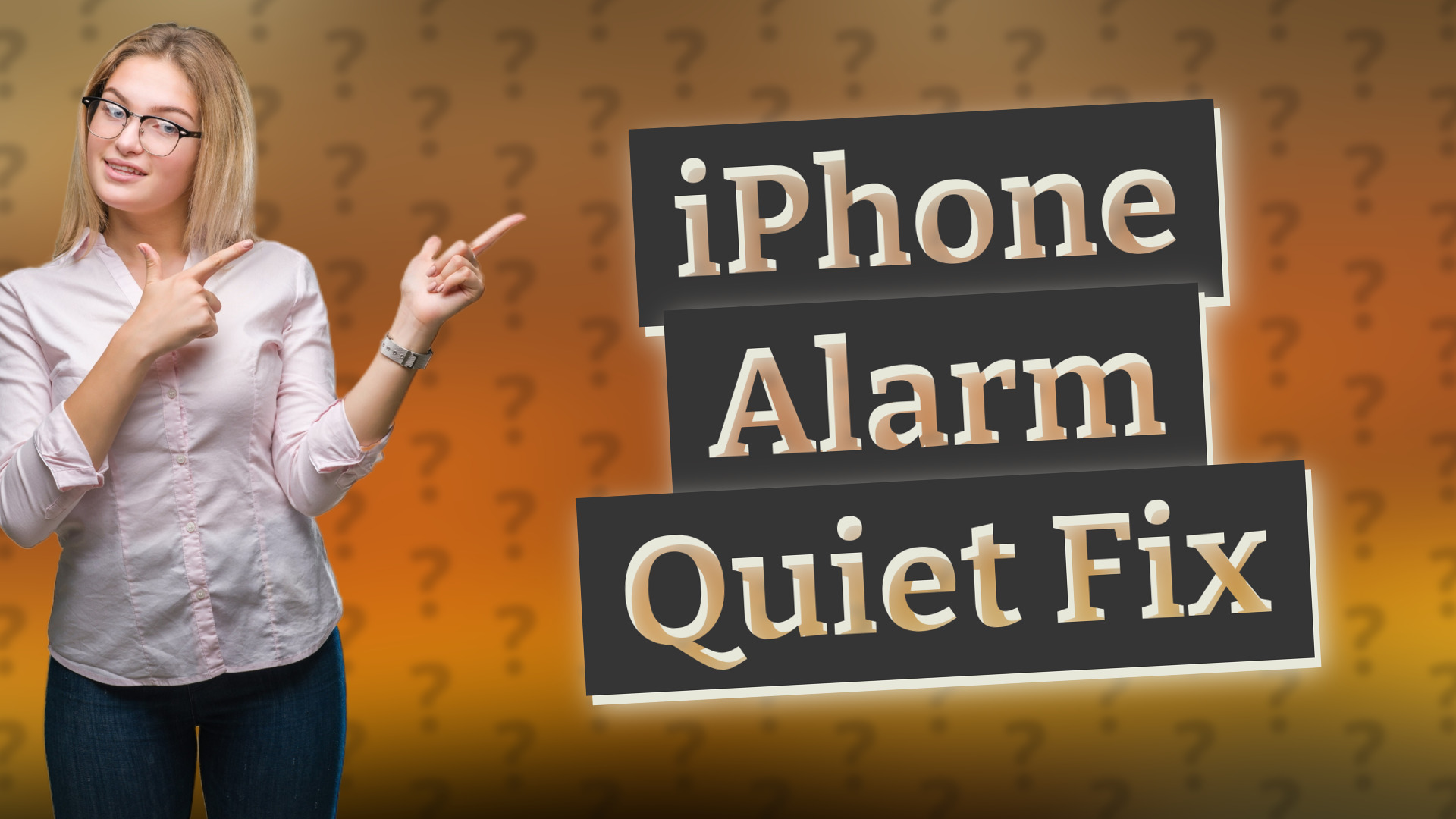 iPhone Alarm Quiet Fix