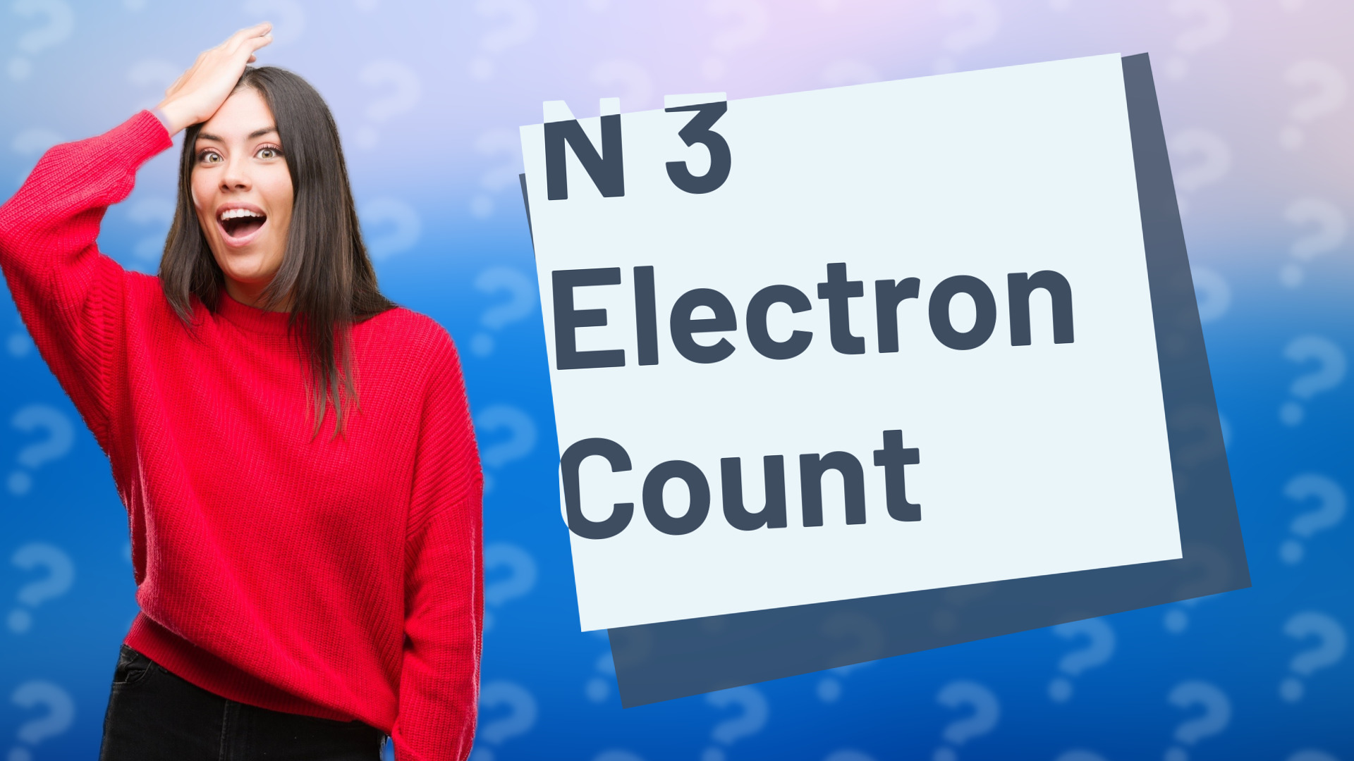 N 3 Electron Count