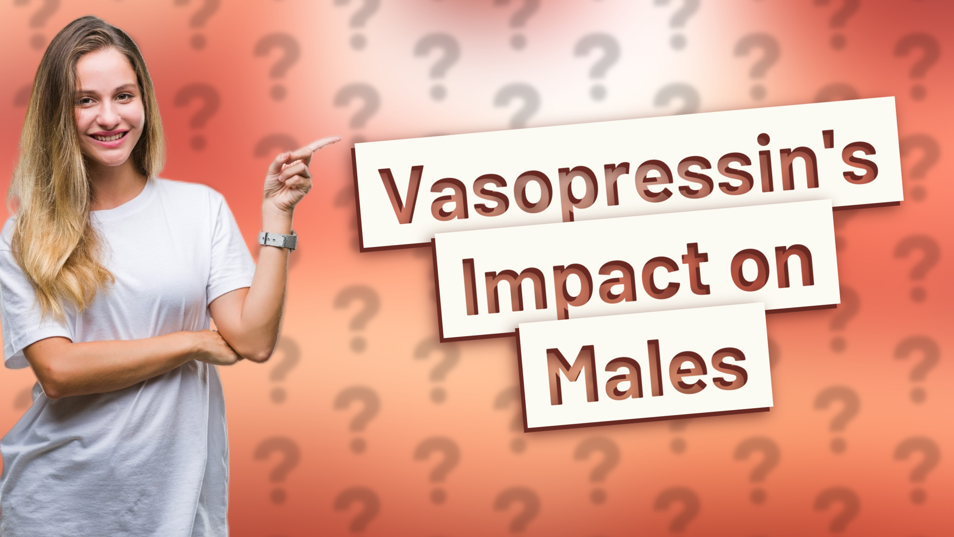 Vasopressin's Impact on Males