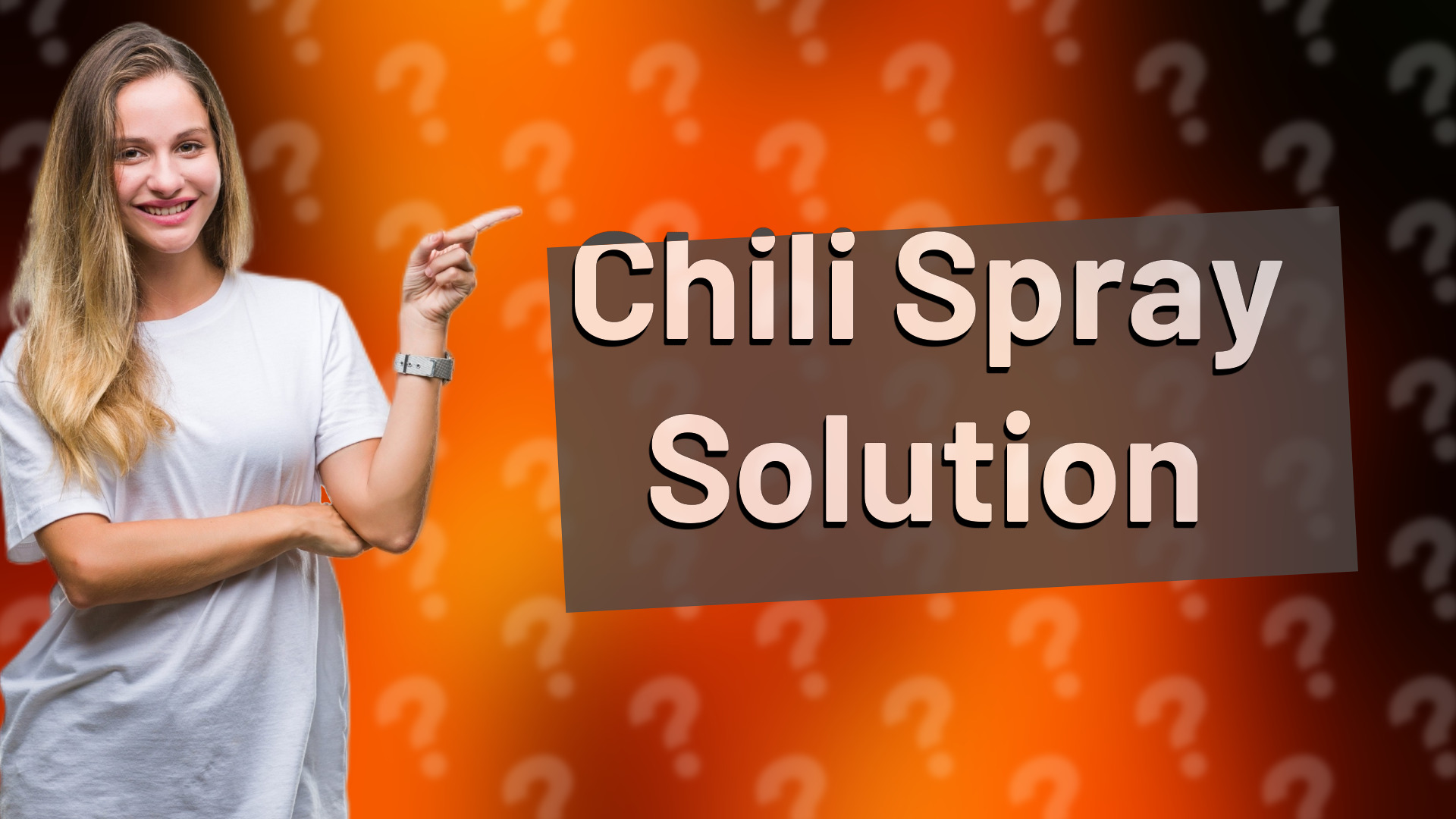Chili Spray Solution