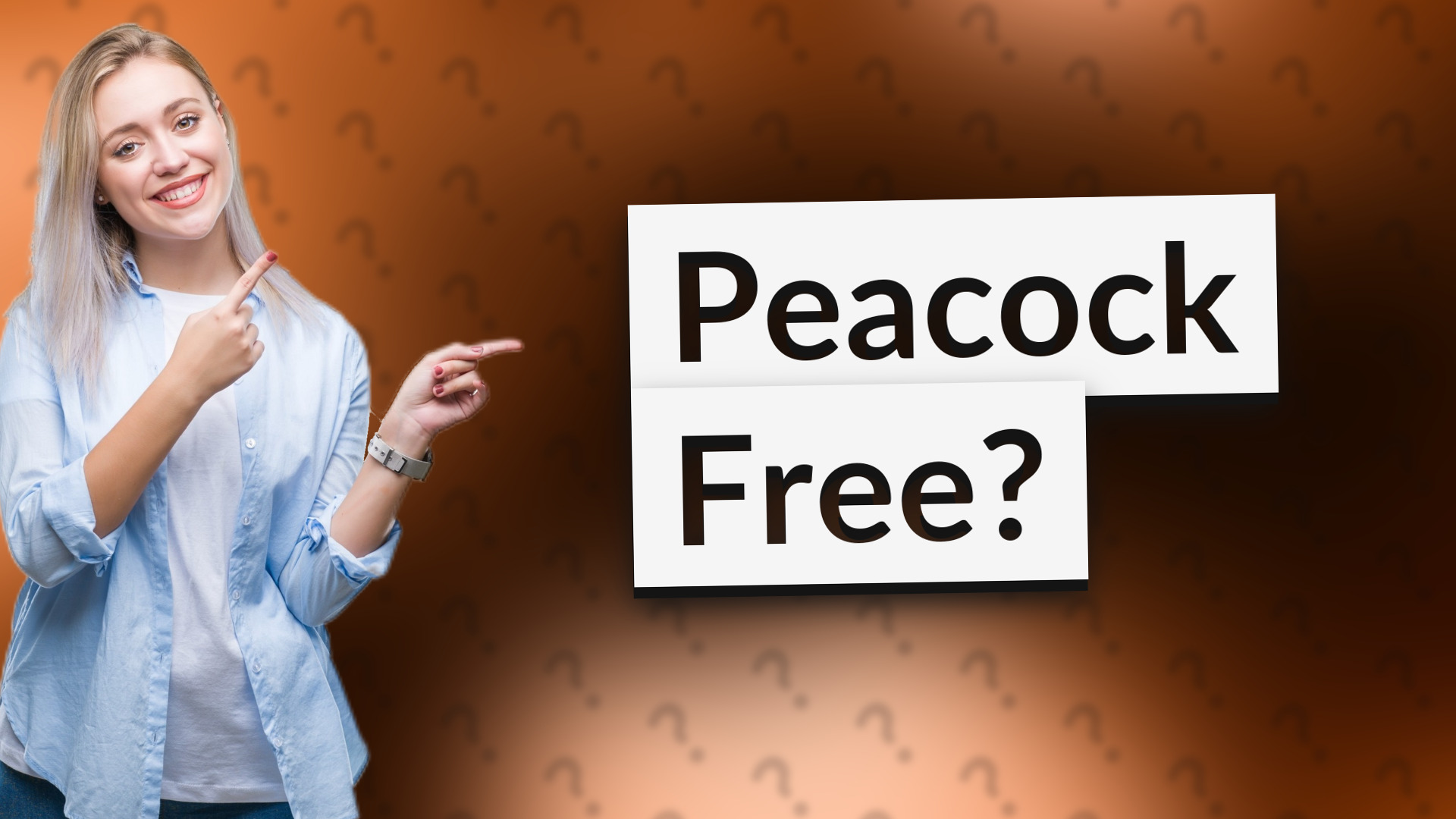 Peacock Free?