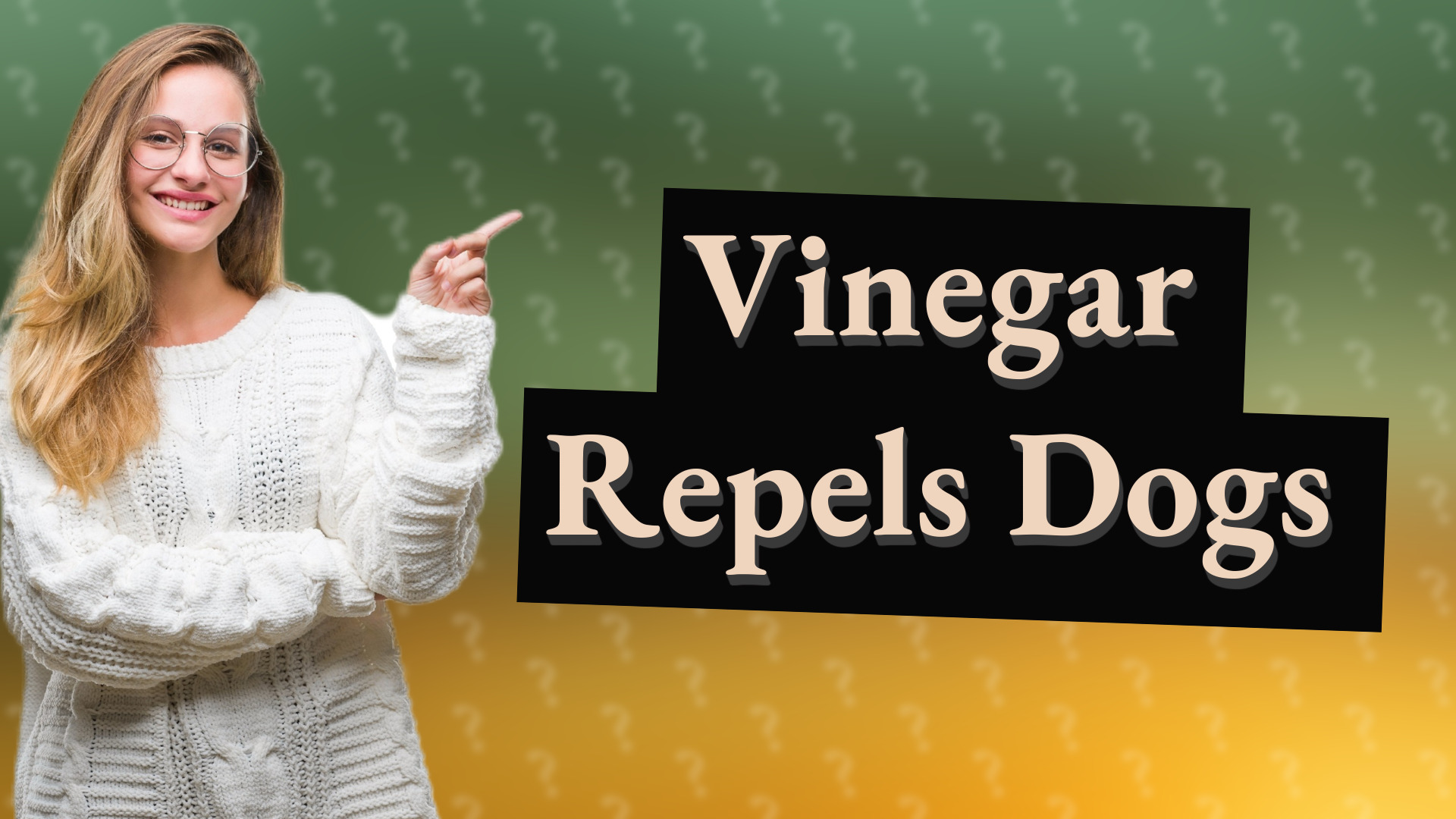 Vinegar Repels Dogs