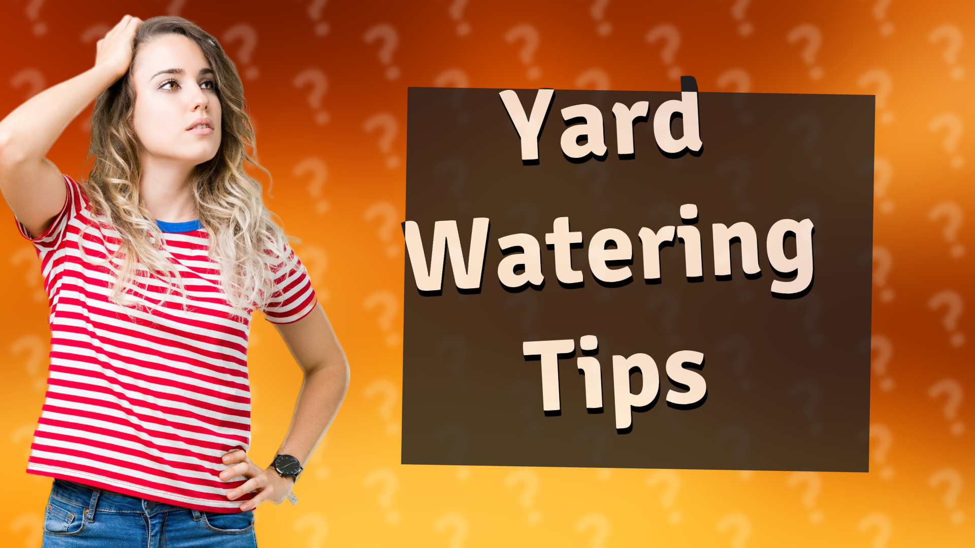 Yard Watering Tips