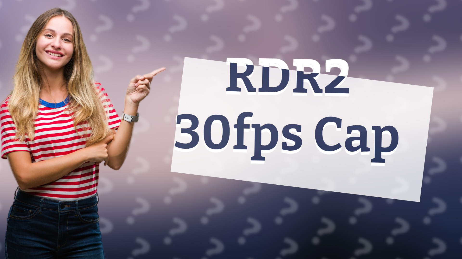 RDR2 30fps Cap