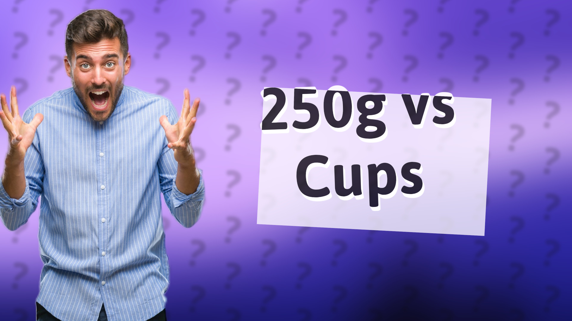 250g vs Cups