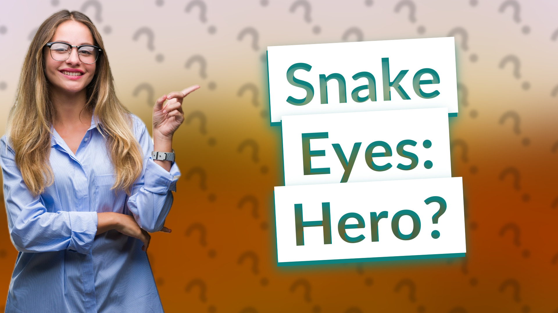Snake Eyes: Hero?