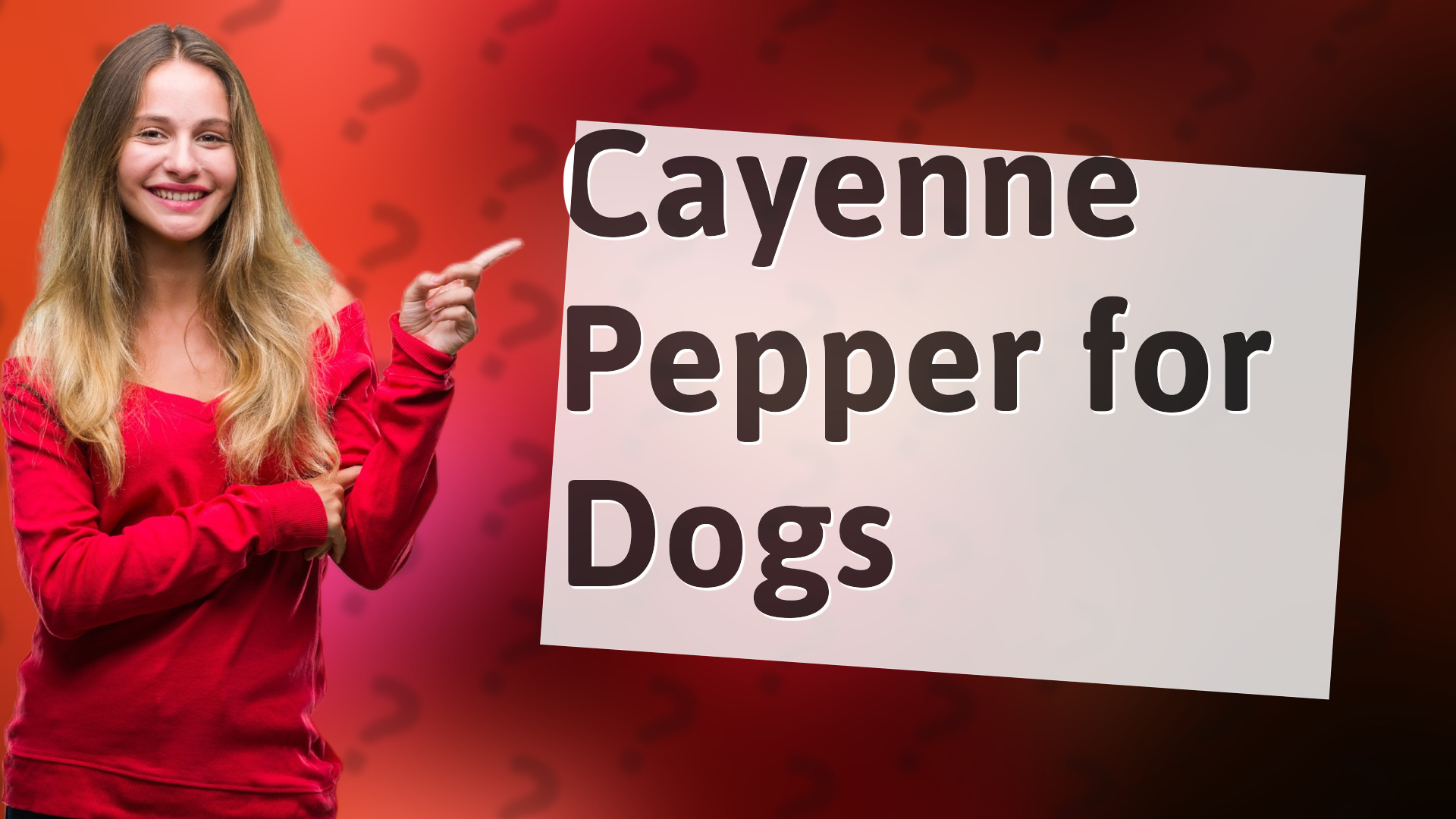 Cayenne Pepper for Dogs