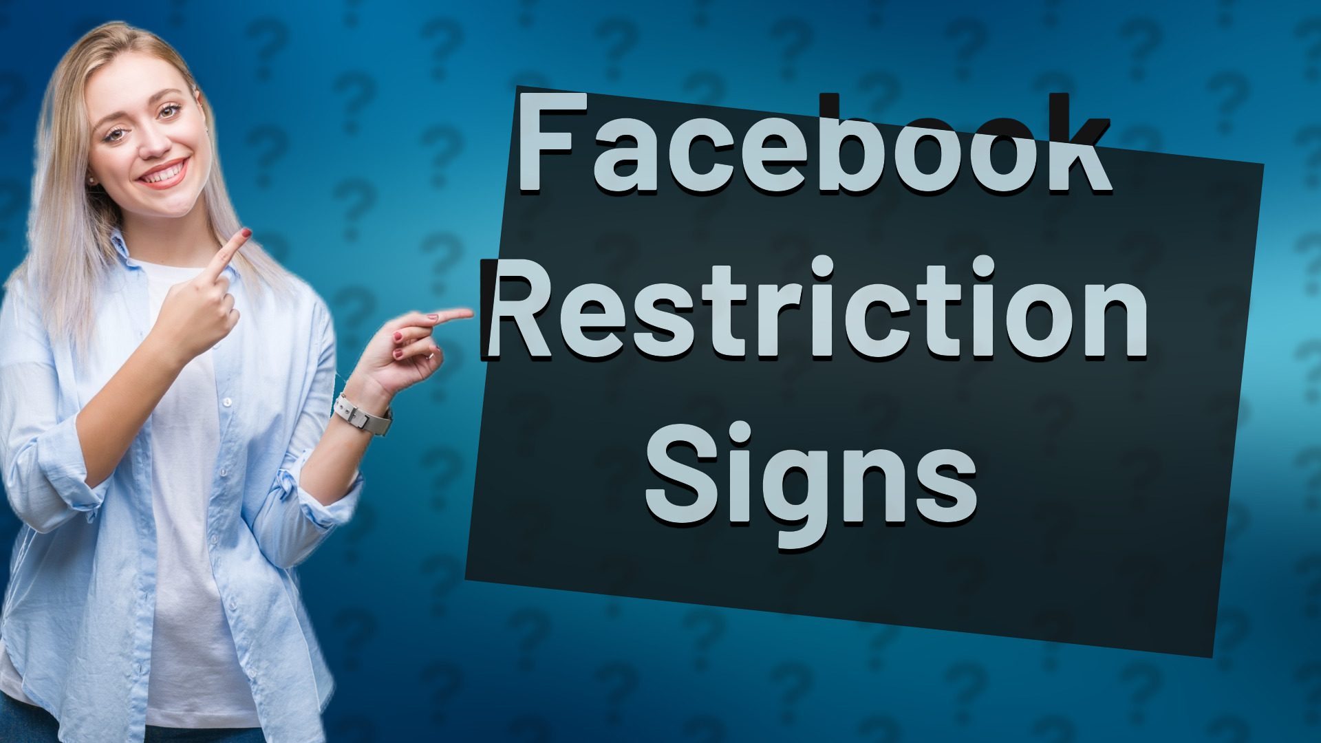 Facebook Restriction Signs