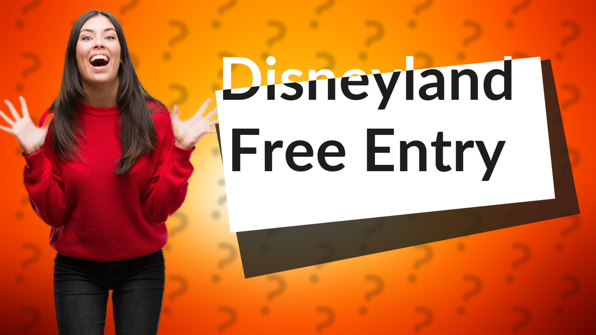 Disneyland Free Entry