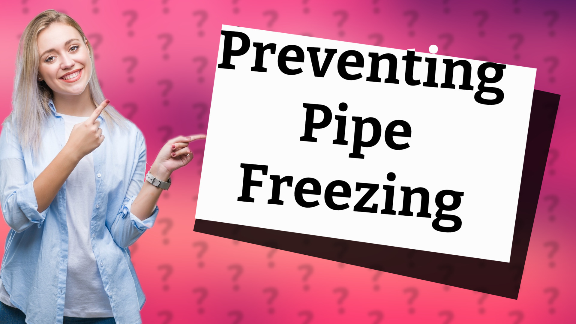 Preventing Pipe Freezing