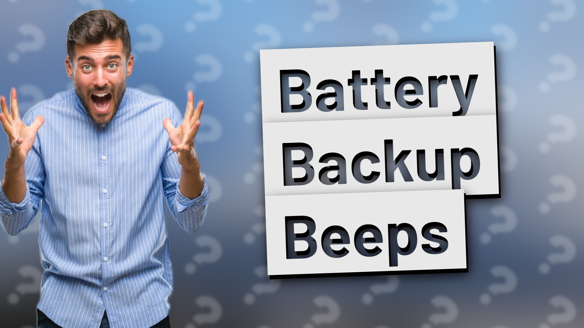 Battery Backup Beeps