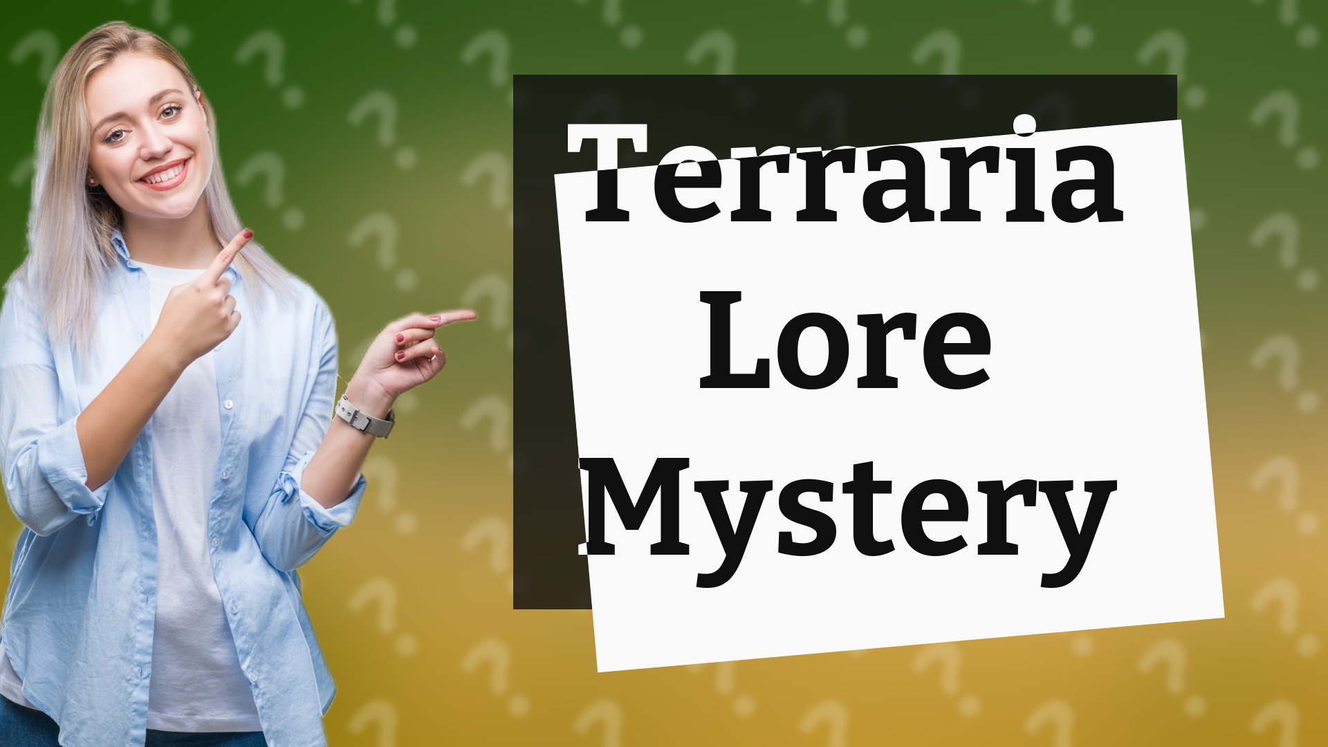 Terraria Lore Mystery