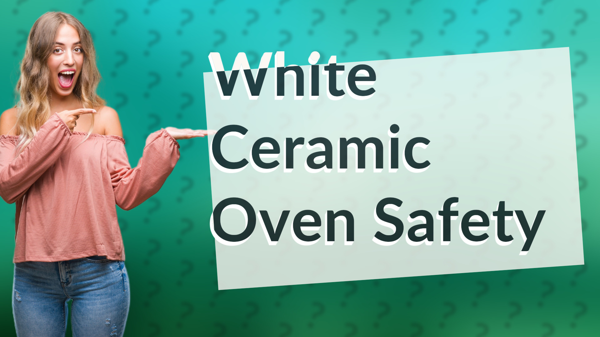 White Ceramic Oven Safety