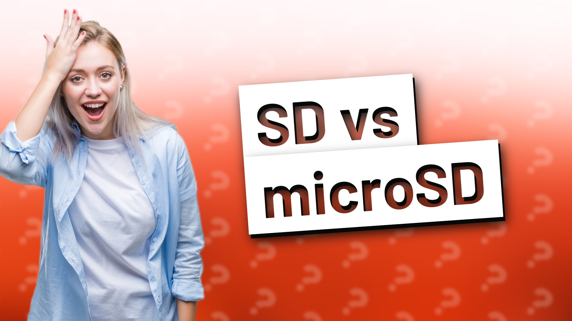 SD vs microSD