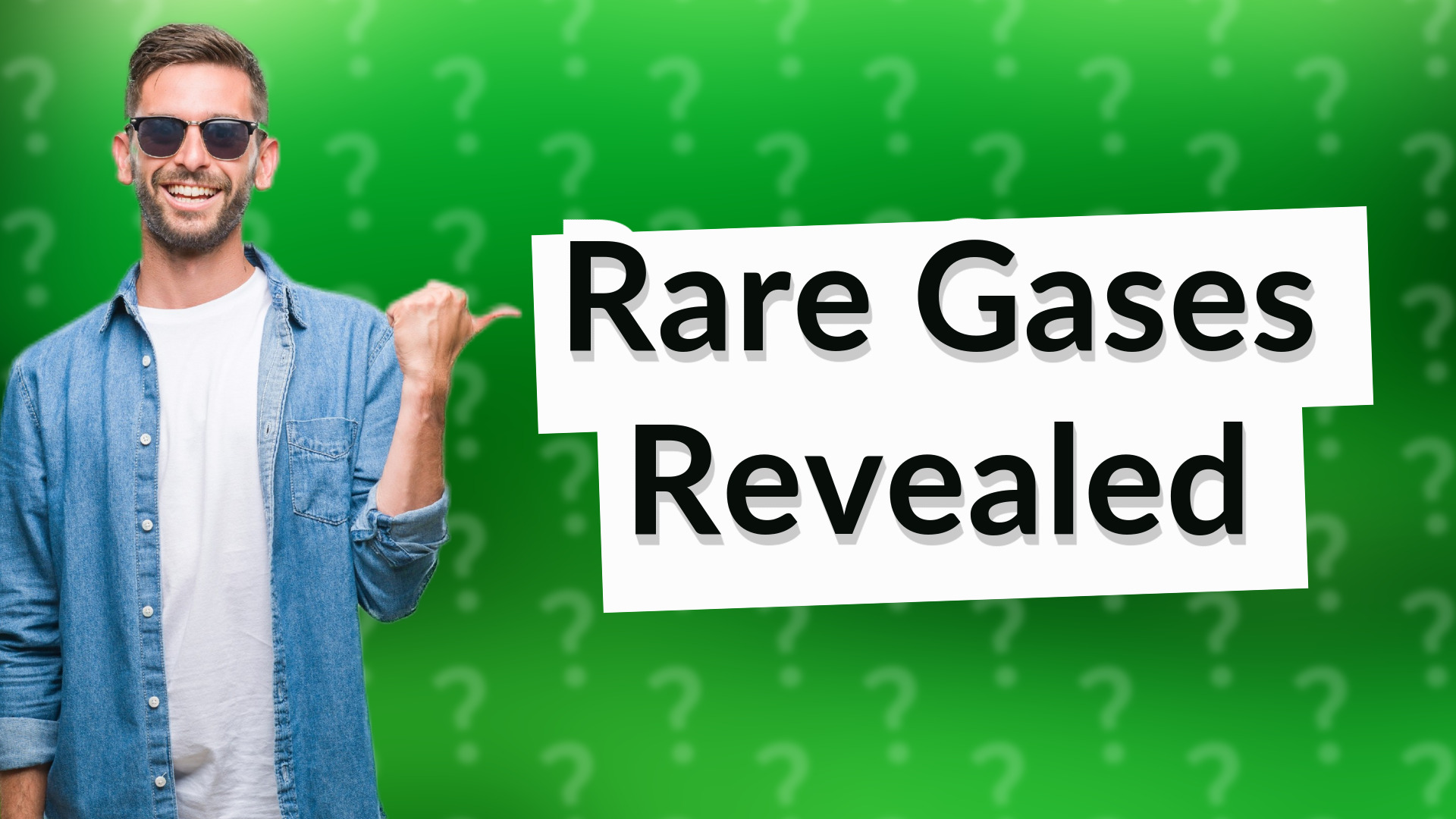 Rare Gases Revealed