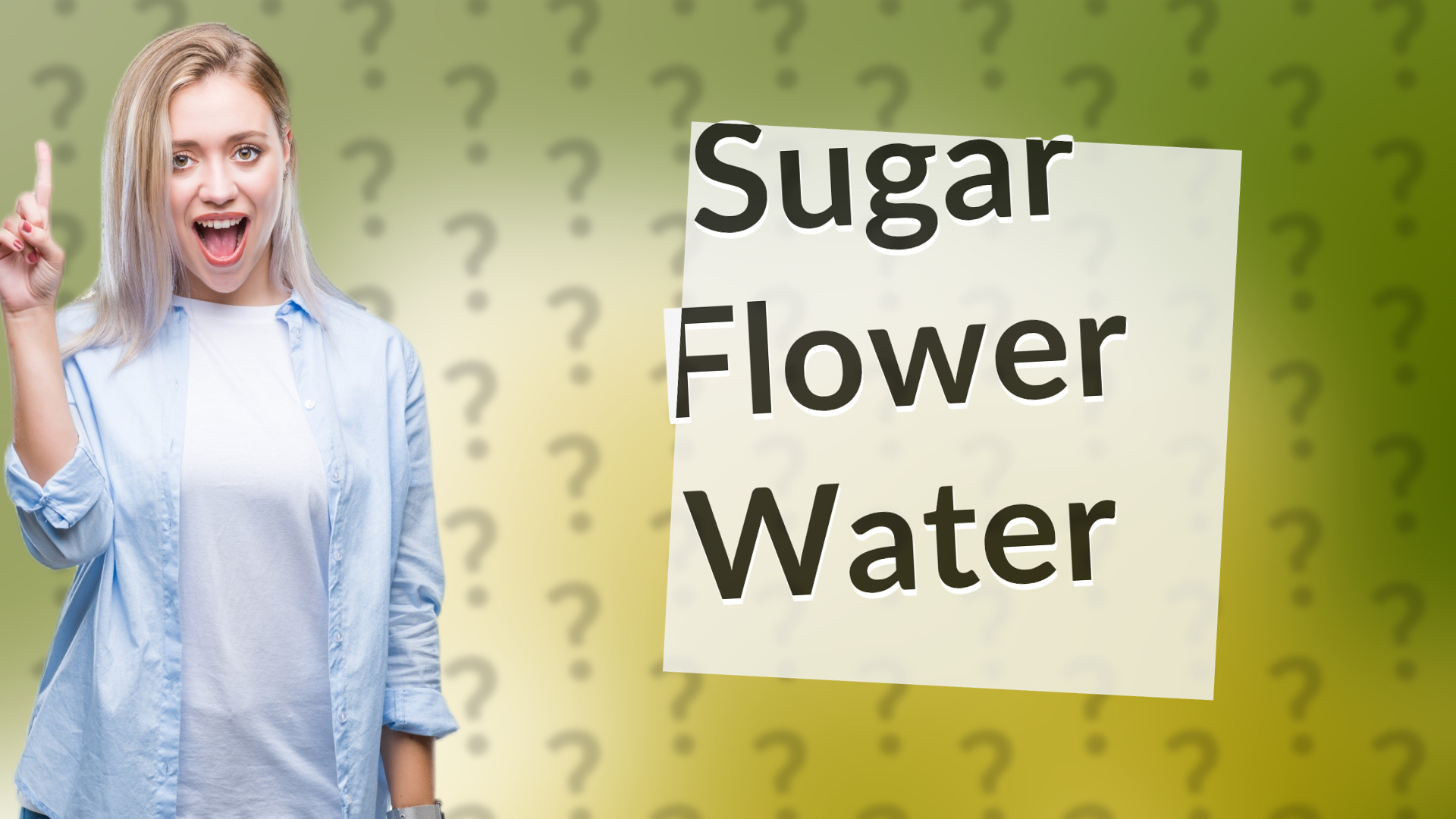 Sugar Flower Water