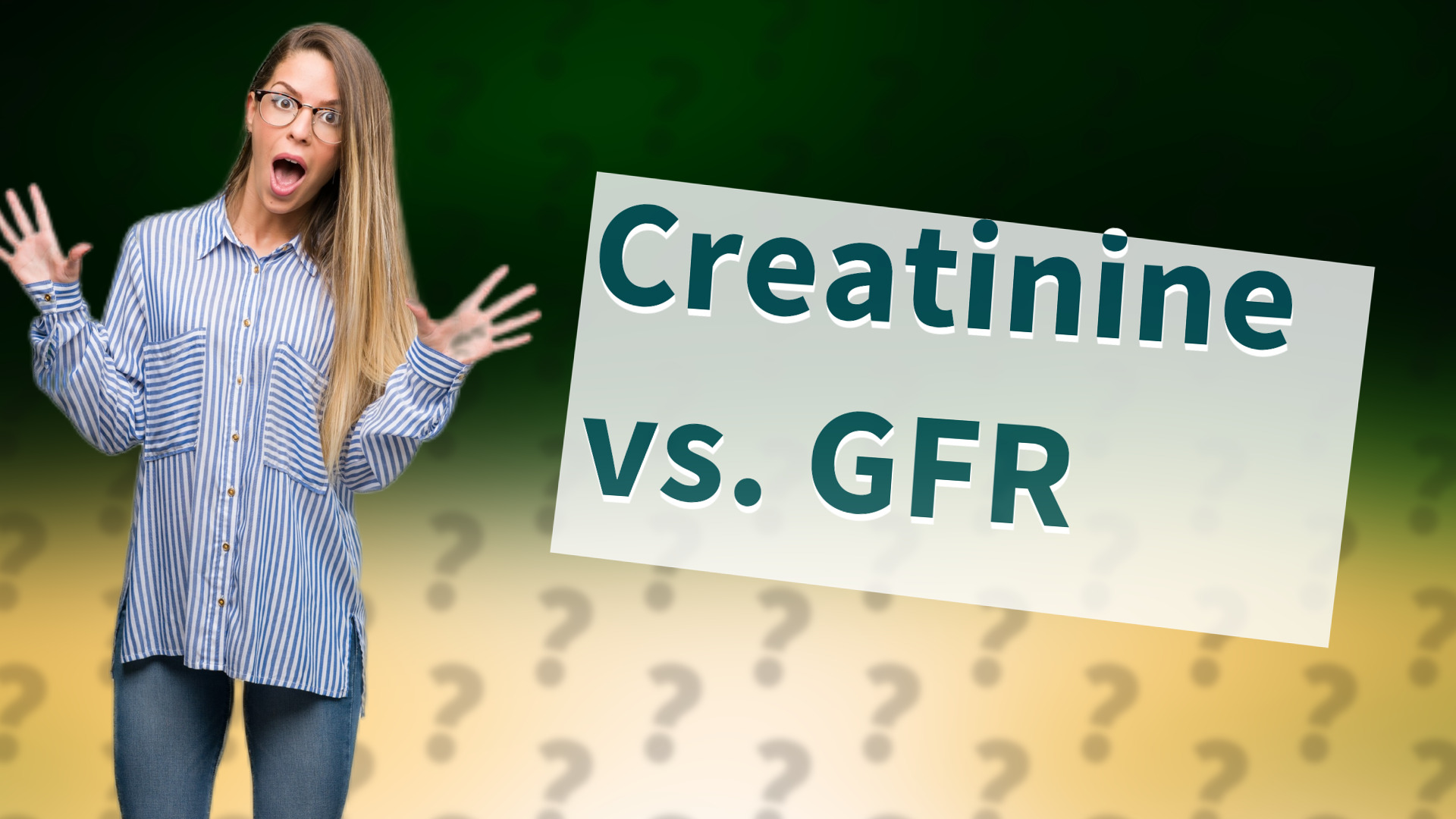 Creatinine vs. GFR