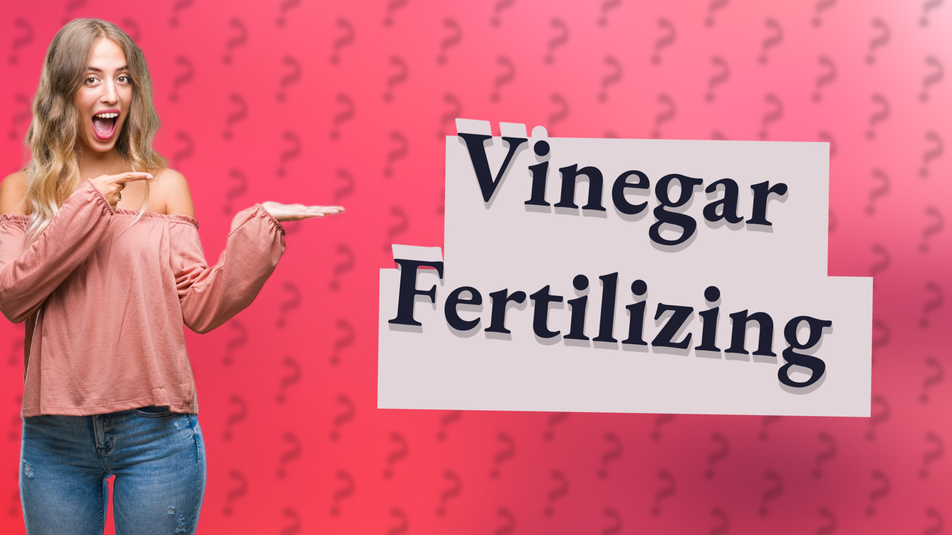 Vinegar Fertilizing